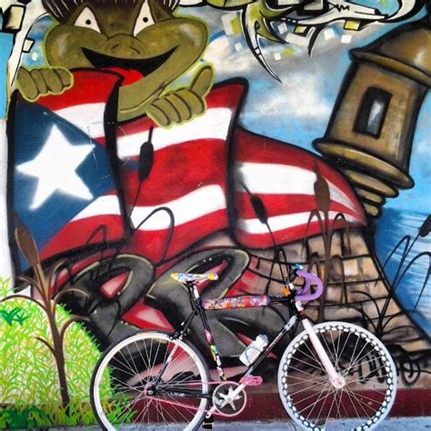 Puerto Rico Flag Graffiti Art