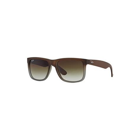 Ray Ban RB 4148 Sunglasses Gomma Marrone Verde Sfumato 54 Mm Uomo