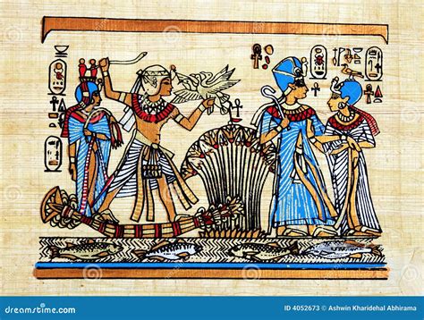 Egyptisk Papyrus Fotografering F R Bildbyr Er Bild Av Papper