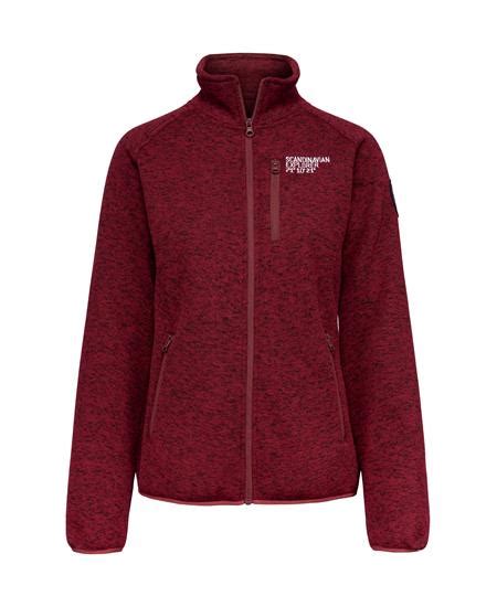 Fleece Jacket Lady Deep Red