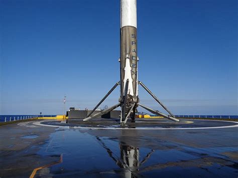 Spacex Lands Rocket At Sea Second Time After Successful Satellite