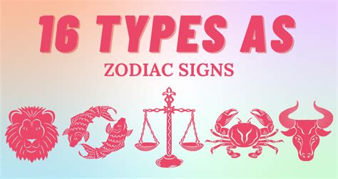 16 Personality Types As Zodiac Signs So Syncd