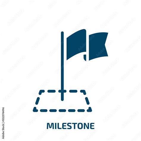 Milestone Icon From Other Collection Filled Milestone Business