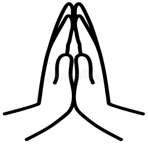 Silhouette Praying Hands Stock Illustrations – 1,231 Silhouette Praying ...