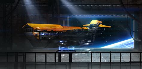 Sci-fi Hangar by RadulfGreyhammer on DeviantArt