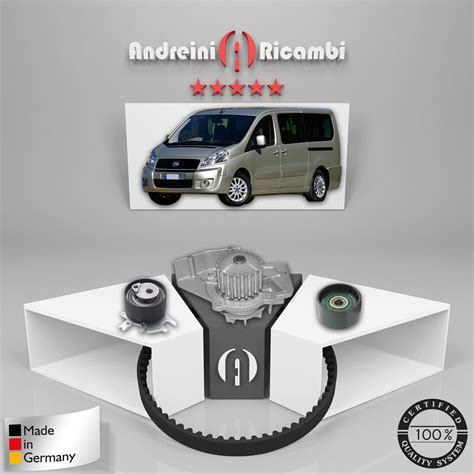 Kit Distribuzione Pompa Acqua Fiat Scudo Ii D Kw Cv