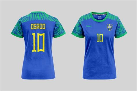 Premium Psd Womens Soccer Jersey Mockup