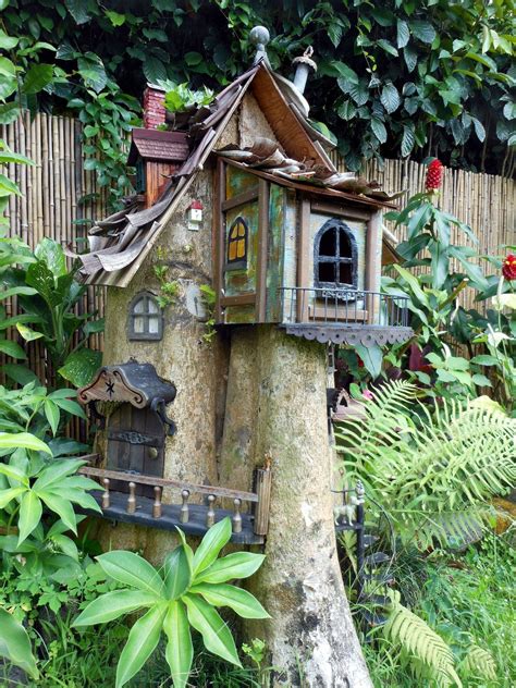 Fairy Tree Houses, Fairy Village, Fairy Garden Houses, Fairy Garden Diy, Gnome Garden, Dream ...