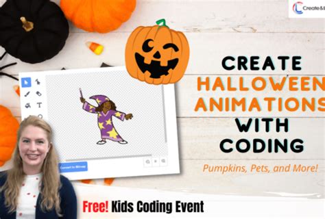 Free Kids Event Create Halloween Animations With Coding Mommy