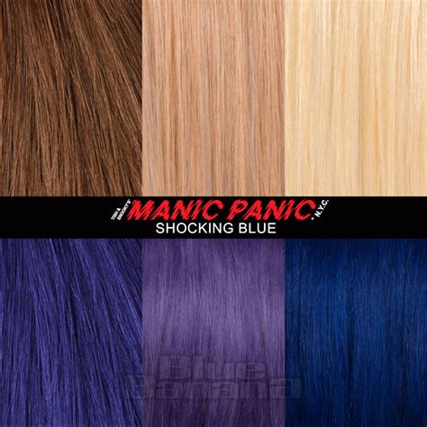 Manic Panic Semi Permanent Shocking Blue Hair Dye Classic High Voltage