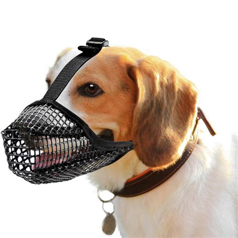 Dog Muzzle Soft Mesh Muzzle For Small Medium Large Dogs Breathable