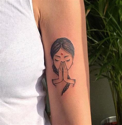 30+ Amazing Namaste Tattoos with Meanings, Ideas, and Celebrities - Body Art Guru