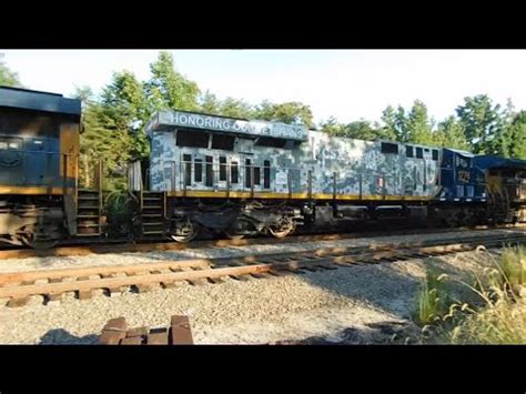 Csx Spirit Of Our Armed Forces Trails On M And Some Amtrak In