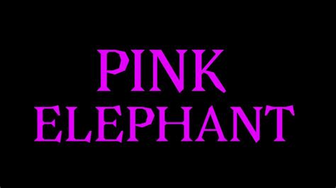 Pink Elephant Meme Gift For Slenderwira Youtube