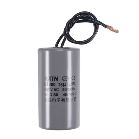 Uxcell Cbb Run Capacitor Uf V Ac Wires For Motor In Nepal At