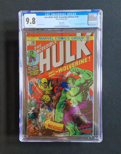 Df Incredible Hulk Facsimile Foil Cgc Vault Online Store