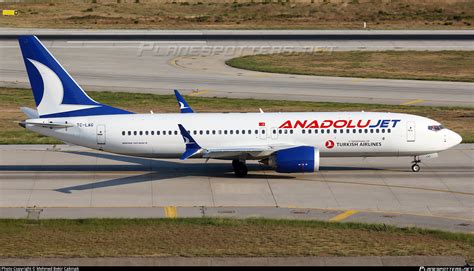 TC LAG AnadoluJet Boeing 737 8 MAX Photo By Mehmed Bekir Cakmak ID