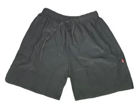 Regular Fit Men Plain Black Cotton Shorts At ₹ 85piece In Ghaziabad