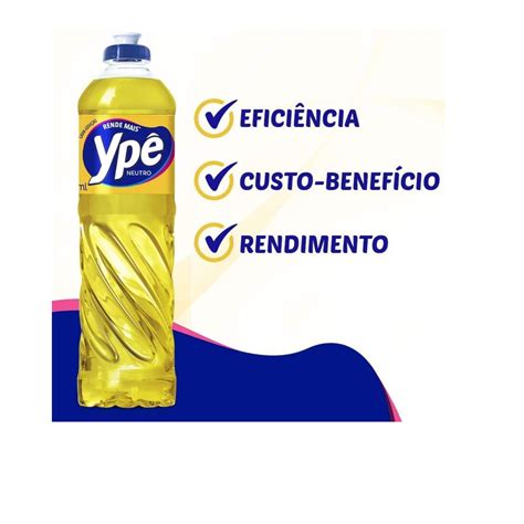 Detergente Neutro Yp Ml Vila Clean Loja De Produtos De Limpeza