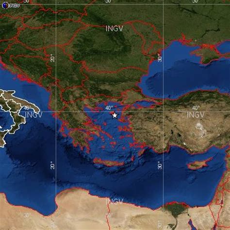 Forte Scossa Di Terremoto Tra Grecia E Turchia Magnitudo