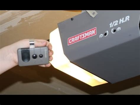 Craftsman Garage Door Opener 1 2 Hp Manual