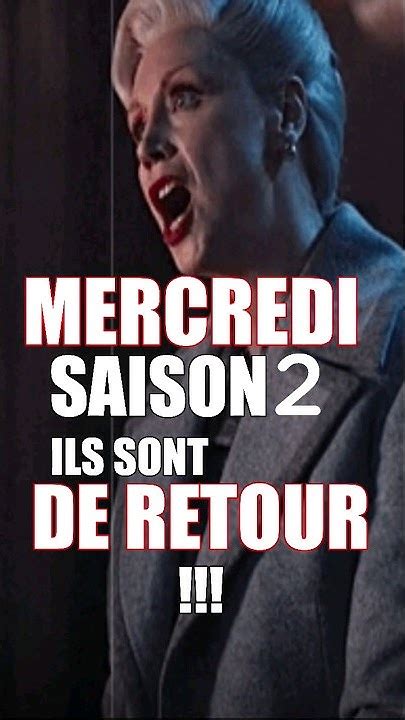 Mercredi Saison 2 Le Saviez Vous 😱😭 Shorts Youtube