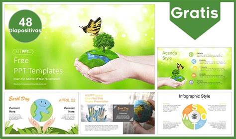 Plantillas de Ecología y Reciclaje para PowerPoint Plantillas Power