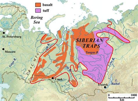 Siberian Traps Volcanic Region