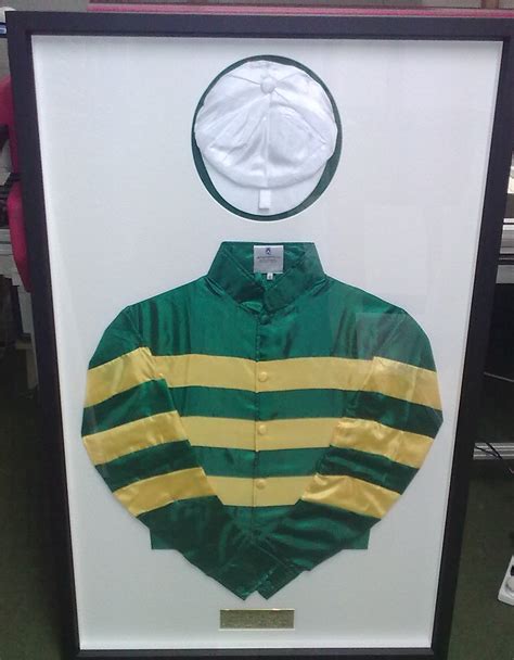 Framed Horse Racing Silk Framed Sports Memorabilia Horse Owner Colours ...