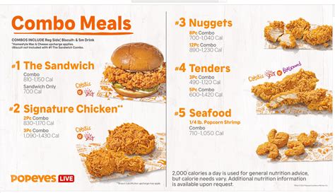 Popeyes Menu 2022