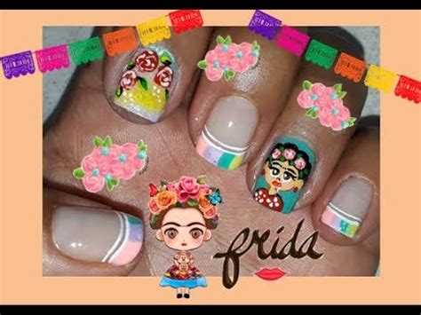 UÑAS FRIDA KAHLO FRIDA KAHLO NAILS YouTube