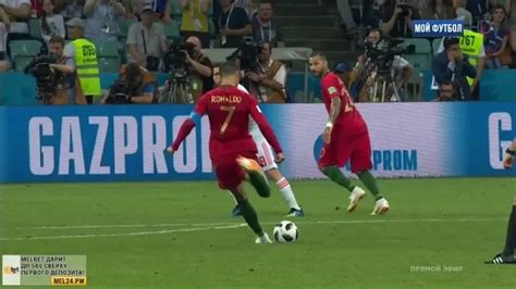 Gol De Tiro Libre De Cristiano Ronaldo Portugal Vs Espa A World Cup