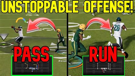 ⚠️nothing Stops This Offense⚠️ Glitchiest Pass And Run Scheme In Madden