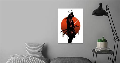 Samurai Poster By Ridwanart Displate