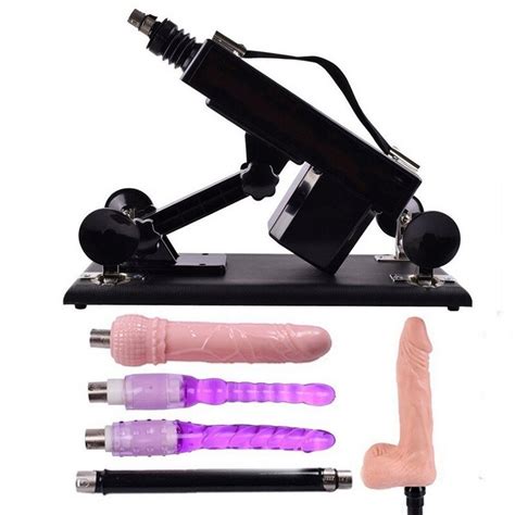 Jessky Female Sex Machine Gun With 5PCS Big Dildo