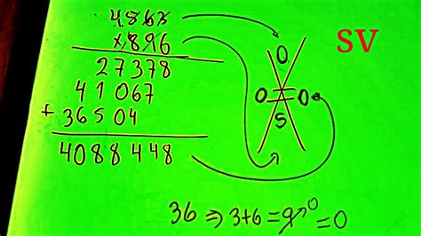 Pueba De La Exclusion Del 9 Nueve En La Multiplicacion Metodo Directo Youtube