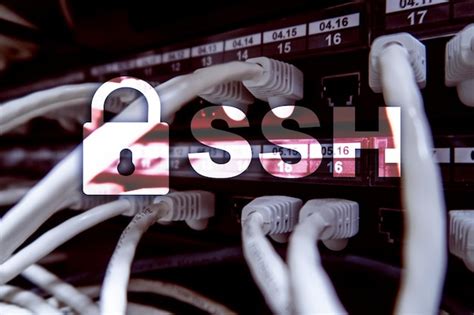 Protocolo y software ssh secure shell protección de datos internet y