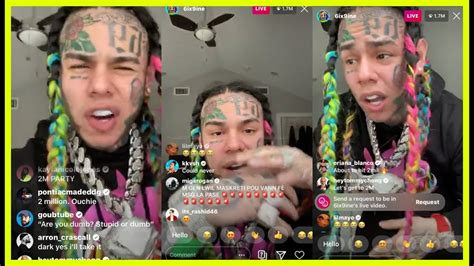 6ix9ine Goes Live And Breaks Instagram Record Talks About Meek Mill And Speaks On Why He