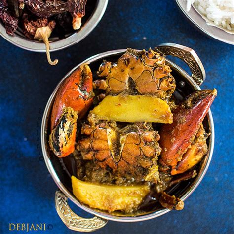 Kakrar Jhal Bengali Crab Curry Recipe Debjanir Rannaghar