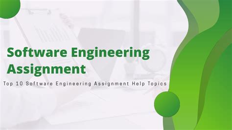 Ppt Top 10 Software Engineering Assignment Help Topics Powerpoint