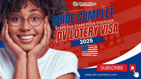 Postulez maintenant DV 2026 Guide pour débuter et postuler