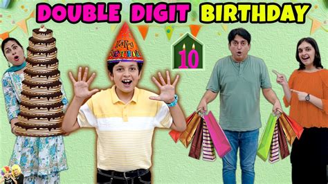 DOUBLE DIGIT BIRTHDAY CELEBRATION Aayu Ka Birthday Short Movie Aayu