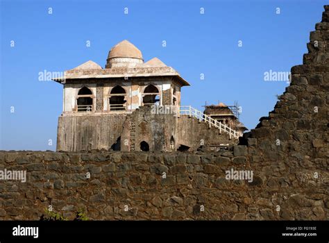 Jahaz Mahal Mandu District Dhar Madhya Pradesh India Stock