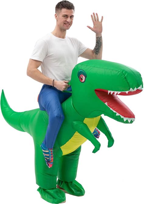 Iretg Costume Da Dinosauro Gonfiabile Per Adulti Divertente Costume Da