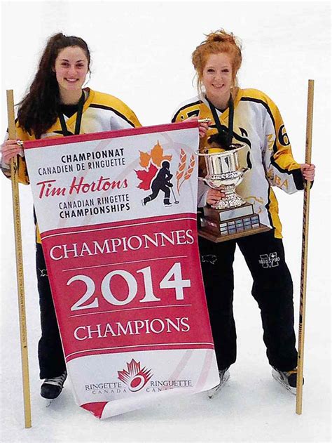 Macdonald Ringette Players Celebrate Championship Win Our Communities