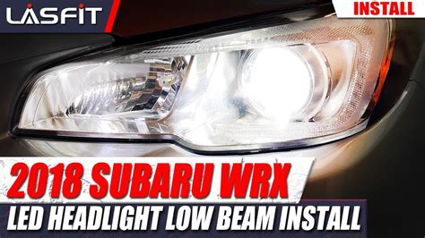 Install Guide How To Replace Headlights To Led Bulbs On A 2018 Subaru Wrx Youtube