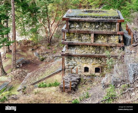 An Old Lime Kiln Was Part Of The Early Industry On San Juan Island In