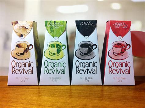 Organic Revival Tea Packaging Design On Behance