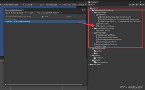 Unity Addressables Addressables Group Csdn