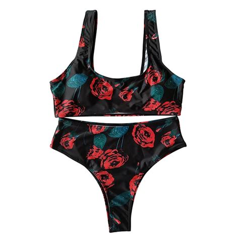 Sexy New High Waist Bikini Swimwear Women Swimsuit Push Up Biquini